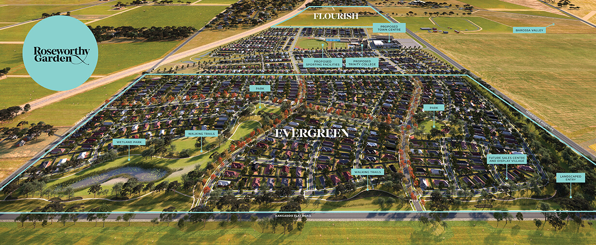 RoseworthyGarden Map